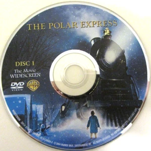 THE POLAR EXPRESS (DVD, 2004) Tom Hanks, NO CASE, Read Descript Section - Picture 1 of 1
