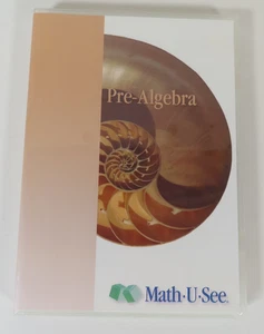 Math-U-See Pre-Algebra 2-DVD Set Part 1 & 2 2009 Math Instruction Homeschool - Imagen 1 de 3
