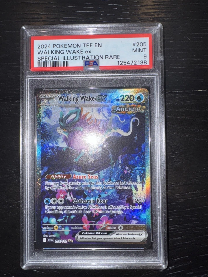 Walking Wake ex 205/162 SV05: Temporal Forces Holo Psa 9 - Image 1 of 1