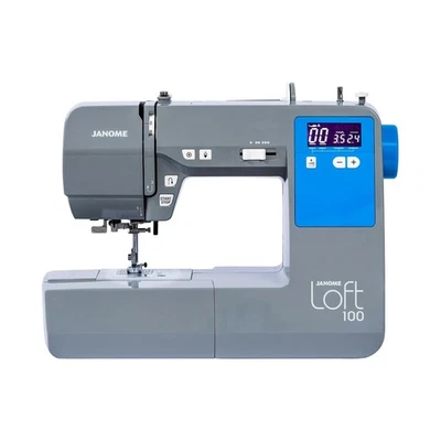 Janome Loft 100 Computergesteuerte Nähmaschine 100 Stiche Freiarm Quilten OLT - Bild 1 von 4