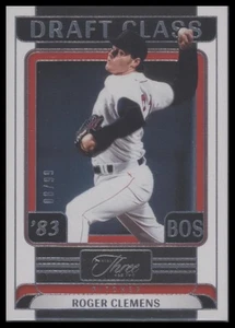 2024 Panini Three and Two #14 Roger Clemens Draft Class #/99 - Picture 1 of 2