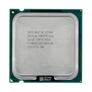 Intel Core 2 Duo E7400 SLGW3 s.775 2.8GHz 3MB - Bild 1 von 2