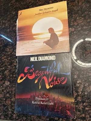 Neil Diamond LP Lot – Jonathan Livingston Seagull OST + Beautiful Noise VG - Image 1 of 4