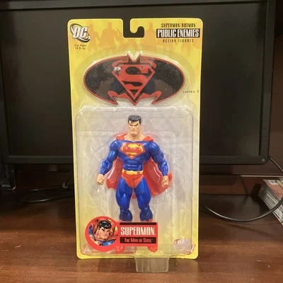 Figura DC Direct Superman Hombre de Acero Batman Enemigos Públicos Serie 1 NUEVO Foto 1 de 4