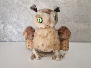 Antique Steiff Plush Owl - Picture 1 of 10