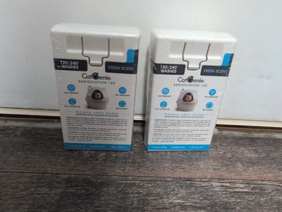 2 CatGenie SaniSolution 120 /240 Self-Cleaning Litter Box Fresh Scent Brand New  - Image 1 of 4