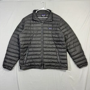 Chaqueta Patagonia Para Hombres 2XL Gris Plumón Suéter Puffer Cremallera Completa Embalable 84674 - Imagen 1 de 18