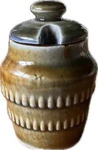 Vintage Wade Irish Porcelain Individual Mustard Pot Raindrop Pattern  - Picture 1 of 8