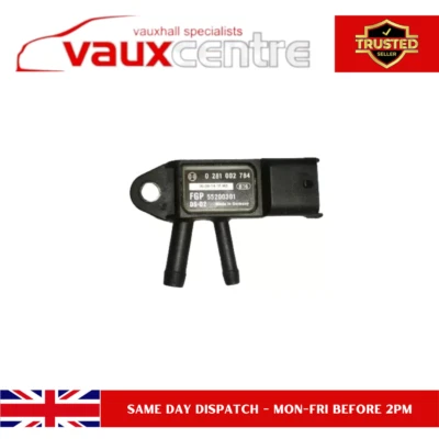 Sensore pressione scarico Vauxhall Astra Vectra Signum Zafira Bosch DPF 93185556 - Immagine 1 di 3