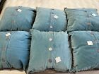 6 Urban Outfitters Decorative Throw Pillows With Beaded Trim, New !
