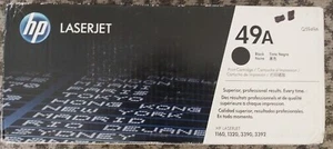HP Ink Laserjet 49A Genuine Black Toner Printer Cartridge Q5949A Sealed USA NEW - Picture 1 of 12