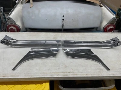 1955 1956 Ford Crown Victoria Interior Chrome Trim (4 piece set) Re-chromed - Image 1 of 4