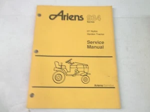 Ariens 935 series HT hydro garden tractor service manual - Picture 1 of 4