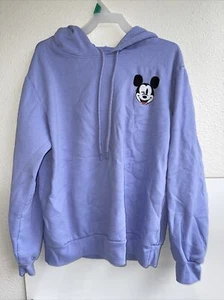 Disney Womens Mickey Mouse Hoodie Size Large Mickey Mouse The Biggest Of Stars - Picture 1 of 7