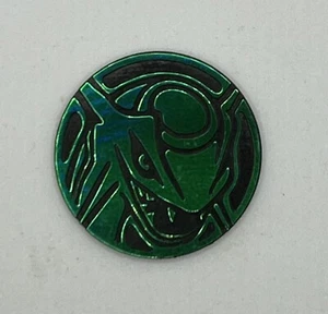 Rayquaza Coin Pokemon Green Holofoil Official Tcg - Picture 1 of 1