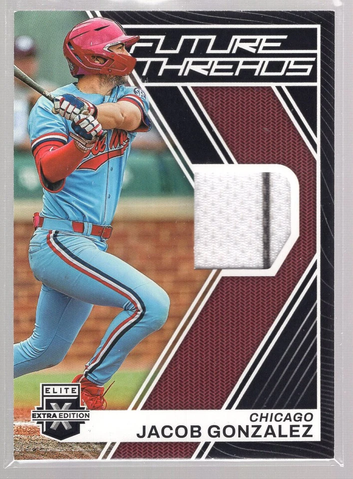 * 2023 Panini Elite Extra Edition - Future Threads #FT-JG - JACOB GONZALEZ - Image 1 of 2