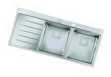 Teka Zenit R15 2 °C 1E Sink – Rectangular, Stainless Steel,, Square, 340 x 400 m