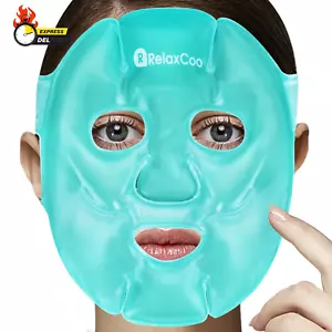 Cold Face Eye Mask Ice Pack Reduce Face Puff,Dark Circles,Gel Hot Cold Compress, - Picture 1 of 12