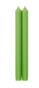 Caspari 10" Straight Taper Candles, Spring Green - Set of 2 (CA38.2) - Picture 1 of 1