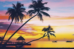 POSTER Velavaru Sunset, Maldives - Picture 1 of 1