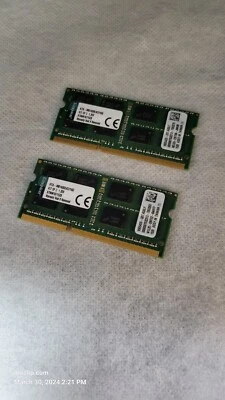 Kingston KTA-MB1600LK2/16G   8GB DDR3 memory moduals - Image 1 of 4