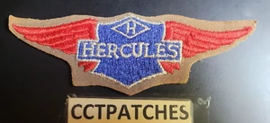 VINTAGE HERCULES MOTORCYCLE H WINGS PATCH - Picture 1 of 2