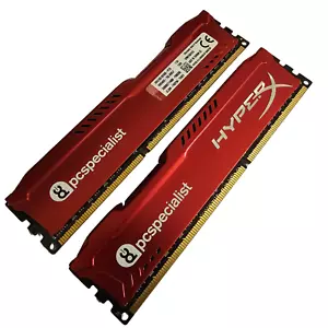 16GB Kingston HyperX Fury DDR3 Memory 1600MHz CL10 PC3-12800 2x HX316C10FR/8 - Picture 1 of 2