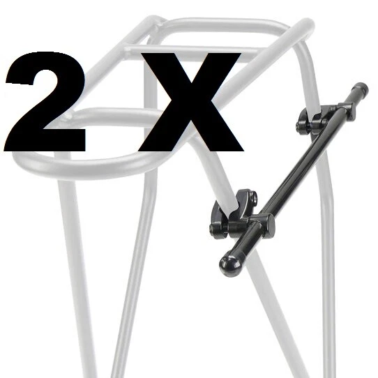 Rixen&Kaul Klickfix Xtra Rail Fix 2er Set nachrüstbare Gepäckträgerstrebe Tasche