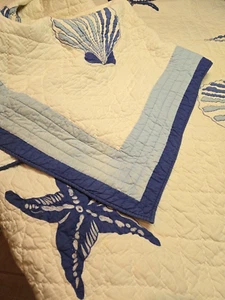The Company Store Nautical Quilt/Bedspread - Picture 1 of 7