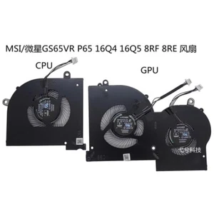 For MSI GS65VR P65 MS-16Q4 16Q5 8RF 8RE Laptop CPU GPU Cooling Fan DC 5V - Picture 1 of 4
