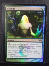 Bioshift FOIL Gatecrash Blue Green MAGIC Light Play  See Detailed Pictures