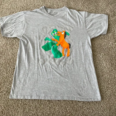 Camiseta gris Gumby & Pokey Squad Goals para hombre mediana Foto 1 de 4