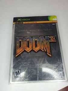Doom3 Limited Collector's Edition Steelbook Video Game (Xbox, 2005) Complete - Picture 1 of 3