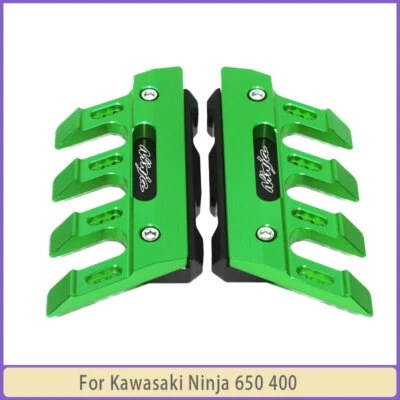 CNC Front Fork Protector Guard Block Front Fender For Kawasaki Ninja 650 400 - Imagem 1 de 4