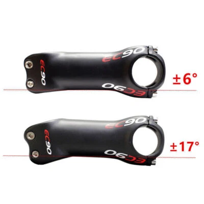 Full Carbon Fiber MTB Road Bike Stems Balance Bicycle Stem 17/6 degree 31.8-28.6 - Image 1 of 4