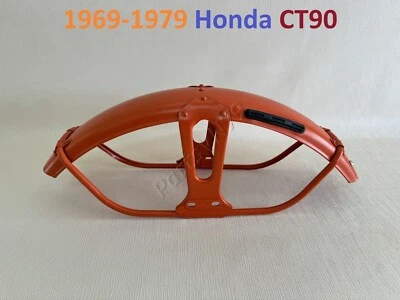 Guardabarros delantero Honda Trail 90 CT90 1969-1979. Guardabarros naranja CT110 1980-1986 Foto 1 de 4