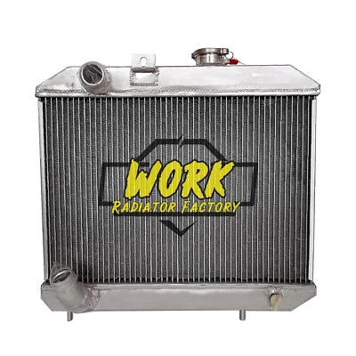 Radiador de aluminio para Jeep Willys M38 CJ-2A CJ-3A MB GPW MT 1941-1952 1951 1950 Foto 1 de 4