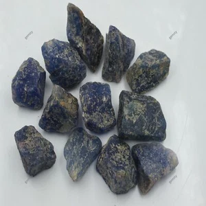 CERTIFIED 500-5000 Ct Natural Sapphire Lot Rough Blue Uncut Earth Mined Gemstone - Picture 1 of 12