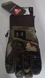 Under ARMOUR Men's Mid Season WINDSTOPPER® Storm Forest 2.0Camo Hunt Gloves Sz L - Picture 1 of 9