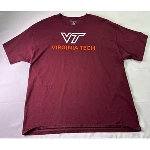 Champion Virginia Tech Hokies VT weinrot T-Shirt Herren XL NCAA College - Bild 1 von 9