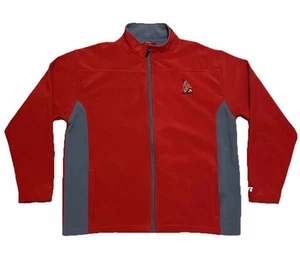 Ball State Cardinals Football Full Zip Jacke von Russell Herren XL Fleece gefüttert - Bild 1 von 14