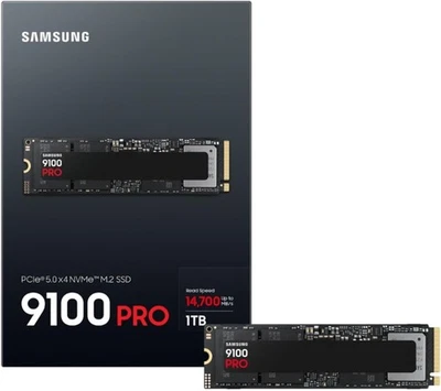 Samsung 9100 PRO 1TB Internal SSD PCIe 5.0 x4 MZ-VAP1T0BW New!!! - Image 1 of 2