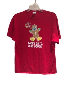 RARE Five Below Unisex Multicolor Holiday Gingerbread Man Employee T-shirt (XL) - Picture 1 of 24