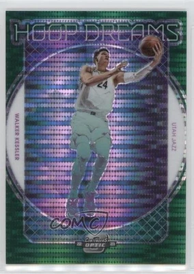 2022 Panini Contenders Optic Green Pulsar Prizm /25 Walker Kessler #17 Rookie RC - Image 1 of 2