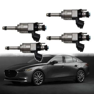 4X Inyectores de combustible para Mazda 3 2.5 19-23 6 Sport Touring 2.5 18-21 CX-5 2.5 18-24 Foto 1 de 4