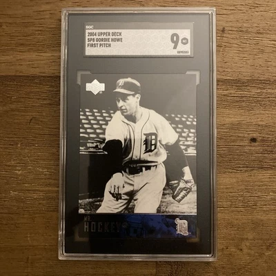 2004 Upper Deck First Pitch GORDIE HOWE "Mr Hockey" #SP8 SSP SGC 9 - Image 1 of 4