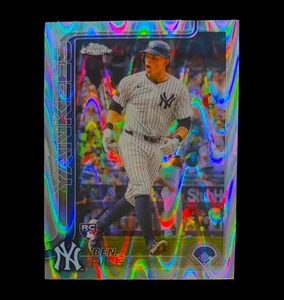 BEN RICE ROOKIE WAVE REFRACTOR RARE HOLO RC Silver Chrome Non Auto - YANKEES - Bild 1 von 6