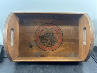 Vintage Adolph Coors Company Wooden Serving Tray Golden Colorado Beer Hand Made - Image 1 of 4
