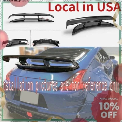 Неокрашенные задние диффузоры крыльев для Nissan 370Z Z34 09-17 VS FRP GT - Изображение 1 из 4