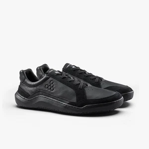 Vivobarefoot Gobi II premium leather Triple Obsidian Mens sz 10 New shoe sneaker - Picture 1 of 7